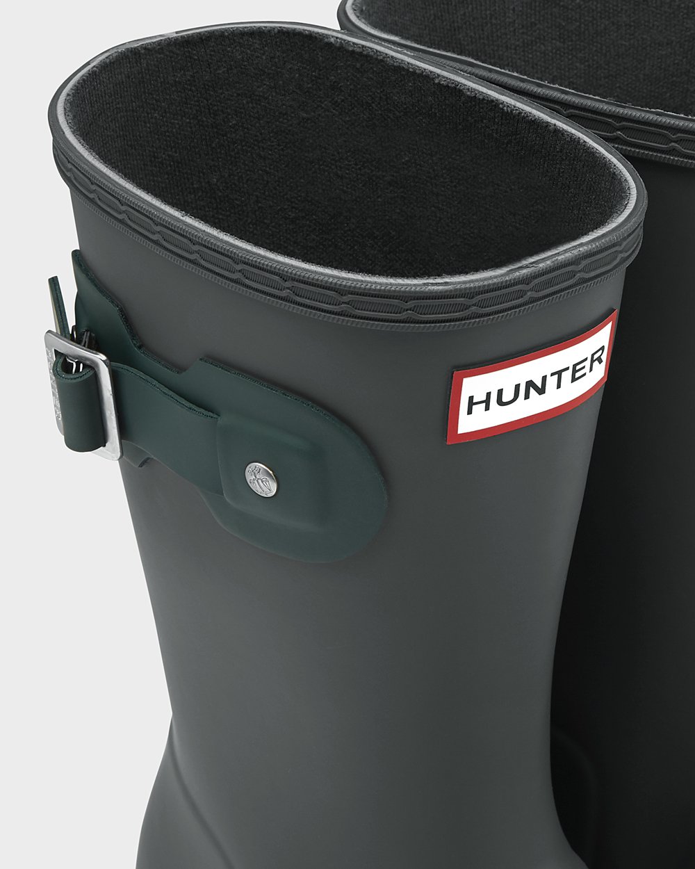 Women Hunter Original Tour Foldable | Short Rain Boots Deep Green | NZ-76820-QEGF